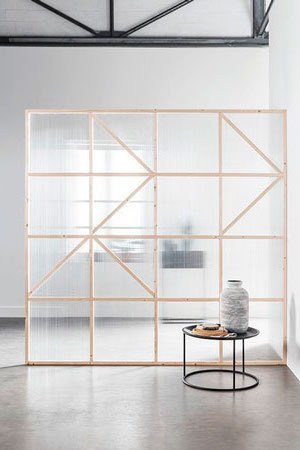 Paret de vidre estil modern Paret de vidre estil modern