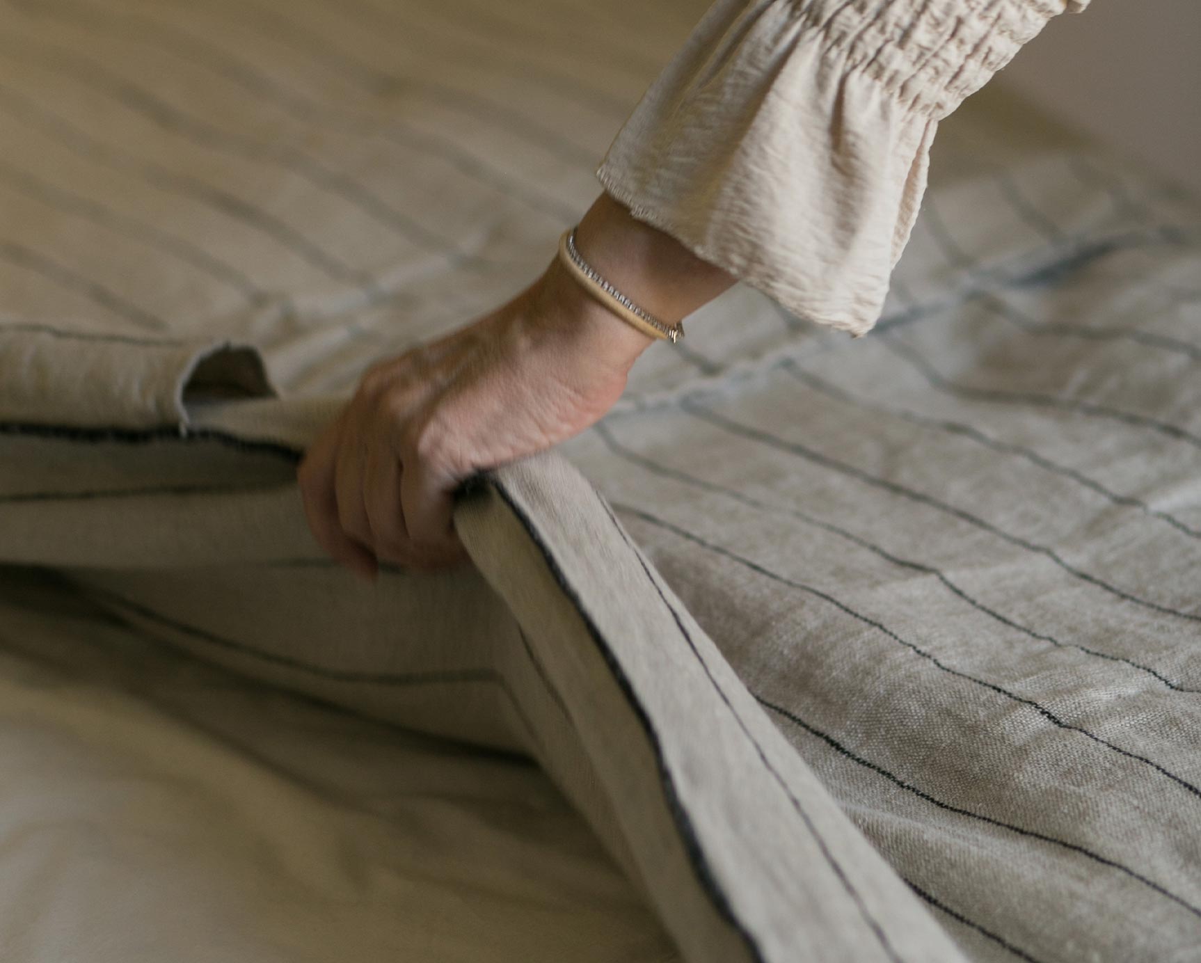 Textura textil al sofà